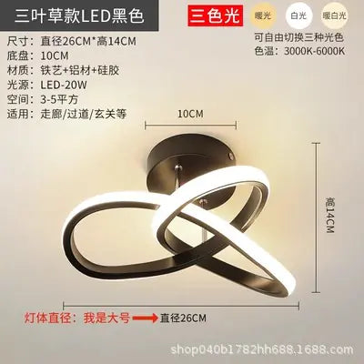 Scandinavian LED Ceiling Light for Passageways