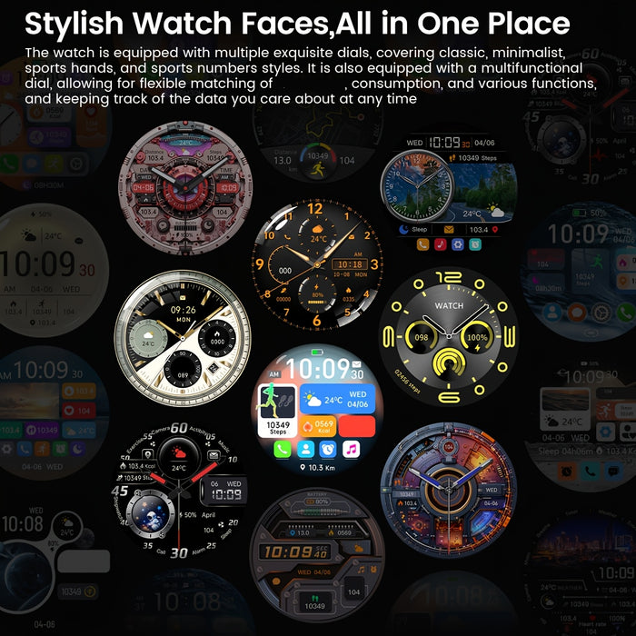 2025 New GPS GT5 Pro Smart Watch for Men - 3.89cm HD Screen, Wireless Calling, 100+ Sports Modes, AI Voice Assistant, USB Charging, Outdoor Fitness Tracker with Compass, Versatile Accessory, Stylish Accessory, Sleek Metallic