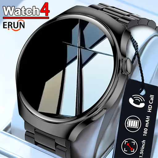 ERUN Smartwatches for Men and Women - 1.50-inch HD TFT Display, Wireless Calls, & Gait Tracking, Calorie Counter, Remote Music Control, USB Charging, Compatible with Android & for iPhone, Ideal for Christmas/Thanksgiving Gift