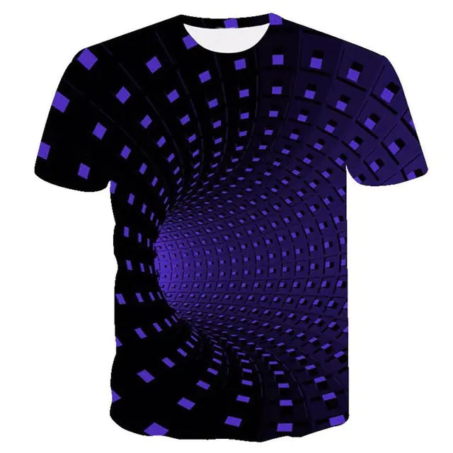 Men's Summer 3D Printed Short Sleeve T-Shirt