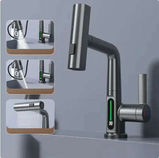 Smart Temp LED Basin Faucet