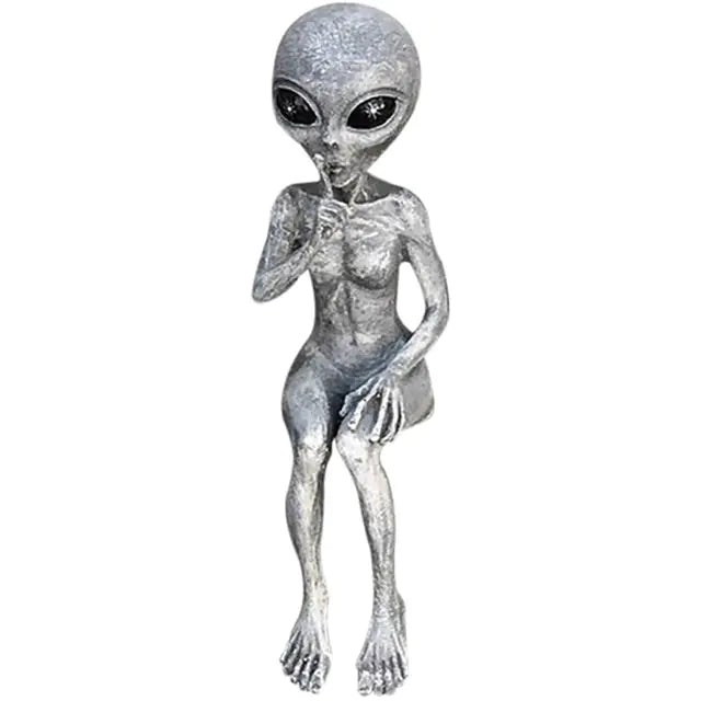 Space Intruder Garden Sculptures