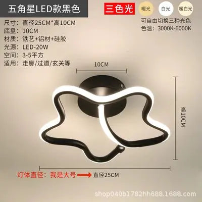Scandinavian LED Ceiling Light for Passageways