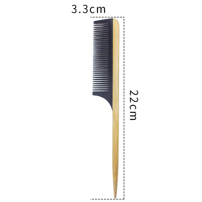 Eco-Friendly Bamboo Hair Styler - Static-Free
