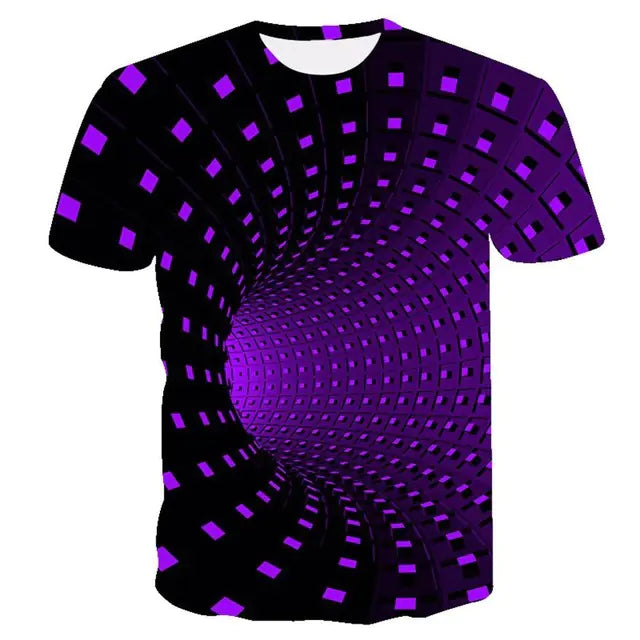 Men's Summer 3D Printed Short Sleeve T-Shirt