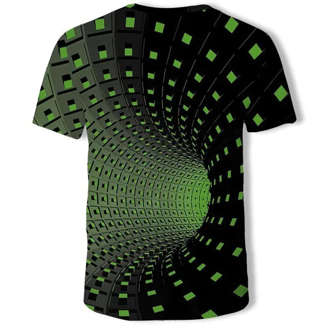 Men's Summer 3D Printed Short Sleeve T-Shirt