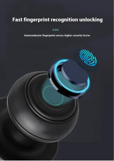 Fingerprint Touch Round Door Lock