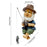 Cheeky Fishing Gnome Garden Statue