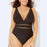 Chic Plus Size Open-Back Swimsuit