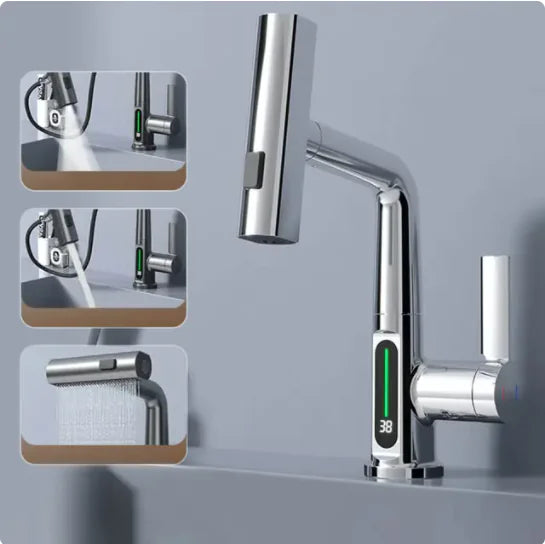 Smart Temp LED Basin Faucet