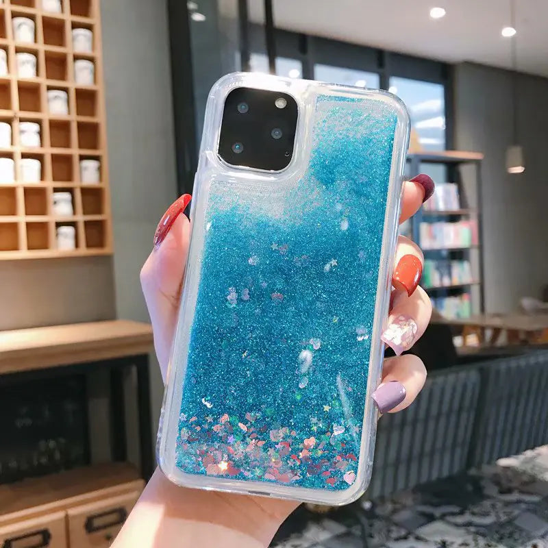 Sparkle TPU Quicksand Case for iPhone