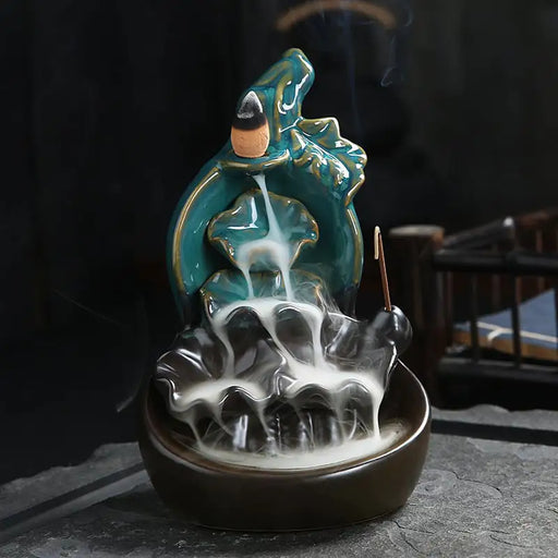 Serene Oasis Ceramic Incense Furnace
