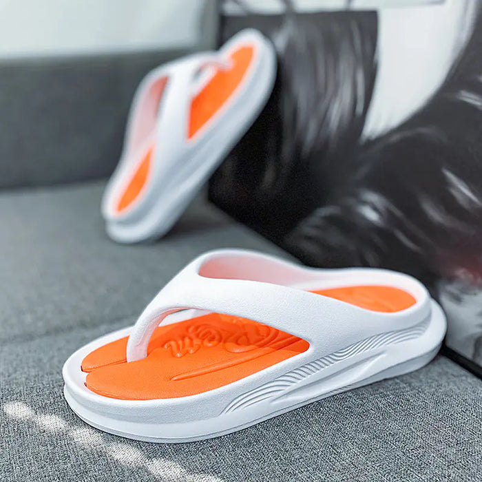 Men's Summer Beach Flip Flops - Durable Casual Sandals